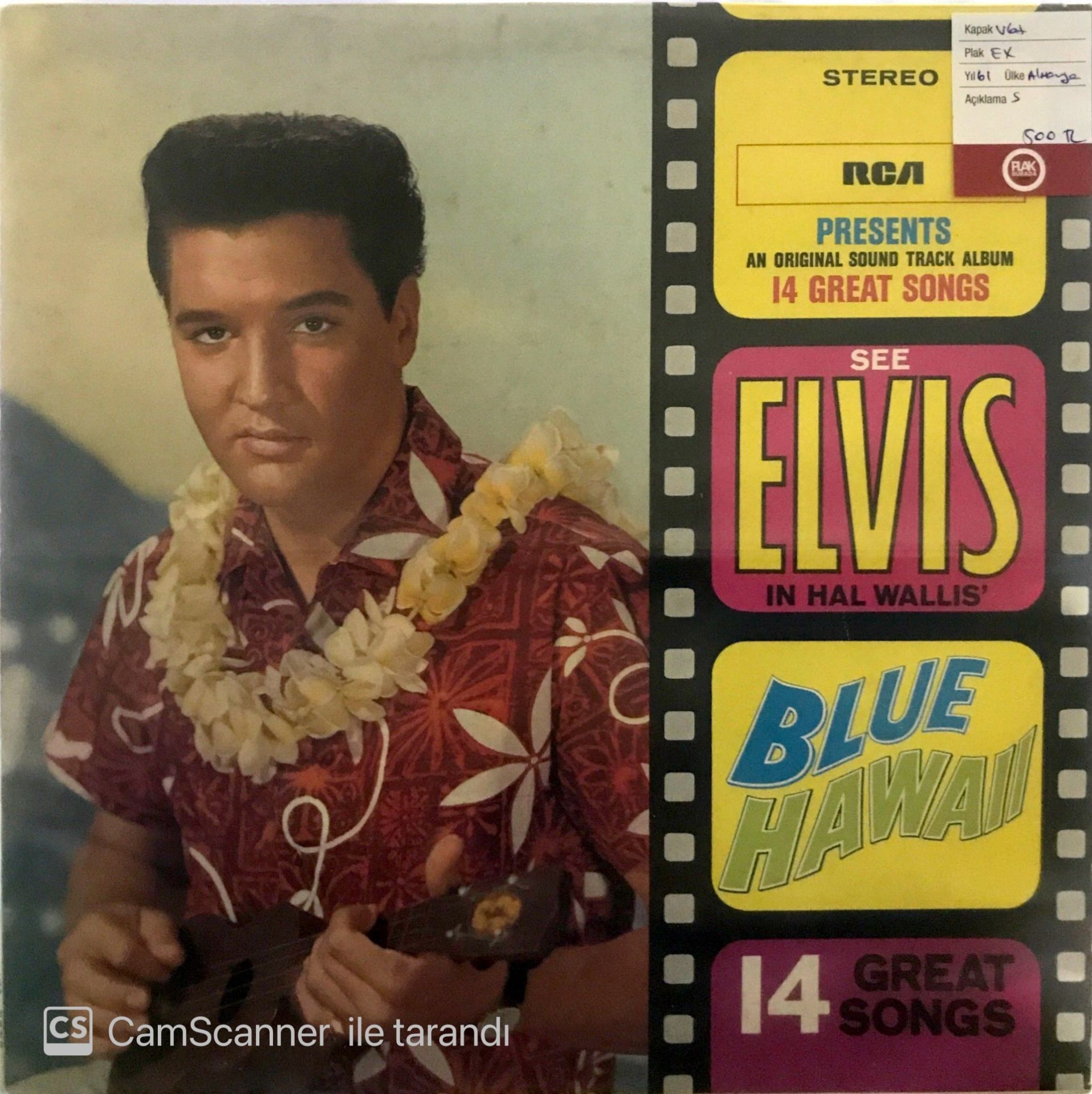 Elvis Presley - Blue Hawaii LP